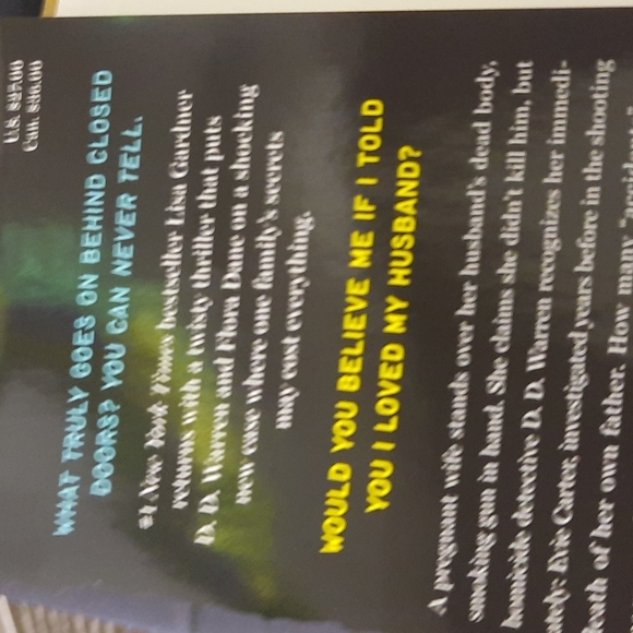 Lisa Gardner Never tell new york times best seller  Hard back - Picture 3 of 4